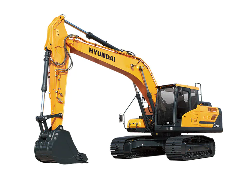 Máy xúc đào bánh xích HX220S gầu 1,1 m³