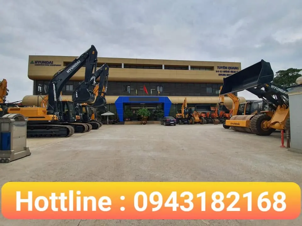 Địa chỉ bán máy xúc Hyundai uy tín tại Việt Nam