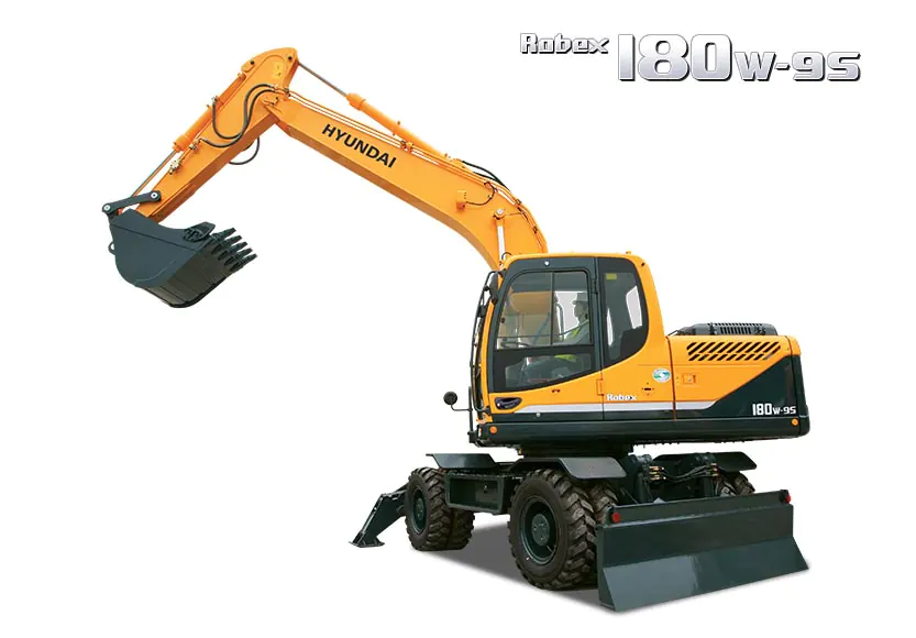 Máy xúc bánh lốp Hyundai R180W-9S