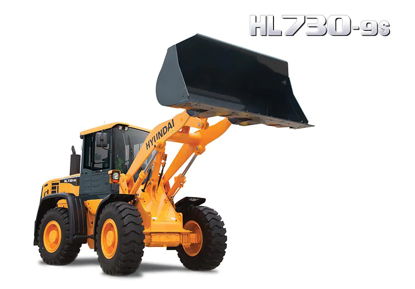 Máy xúc lật Hyundai HL730-9S gầu 1.8 m³