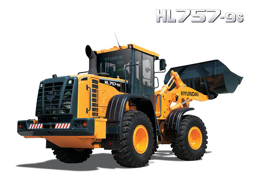 Máy xúc lật Hyundai HL757-9 gầu 2.7 m³