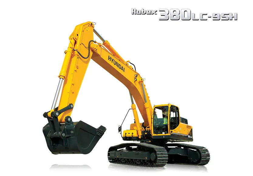 Máy xúc đào bánh xích R380LC-9S gầu 1.62 m³