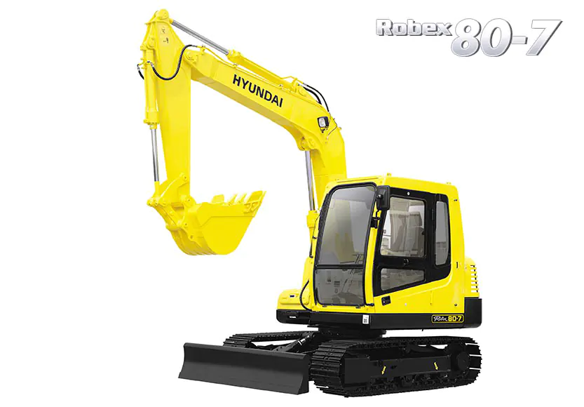 Máy xúc đào bánh xích R80-7 gầu 0.28 m³